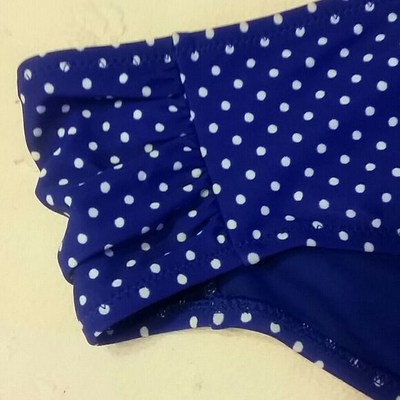 American Eagle Outfitters Bikini Bottom Swim Seperate Swimsuit Bottom Polka Dots - Picture 2 of 8